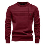 Men’s Geometric Ribbed Knit Pullover