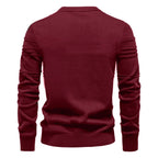Men’s Geometric Ribbed Knit Pullover
