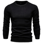 Men’s Casual Solid Crewneck Sweater