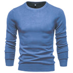 Men’s Casual Solid Crewneck Sweater