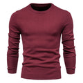 Men’s Casual Solid Crewneck Sweater
