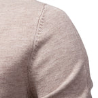 Men’s Solid Mockneck Pullover Sweater
