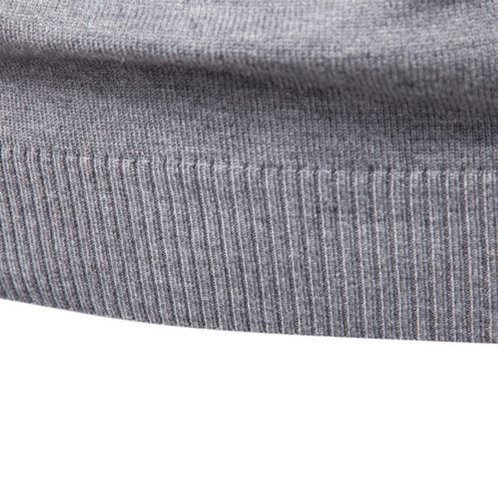 Men’s Casual Solid Crewneck Sweater