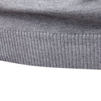 Men’s Casual Solid Crewneck Sweater