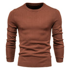 Men’s Casual Solid Crewneck Sweater