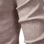 Men’s Solid Mockneck Pullover Sweater