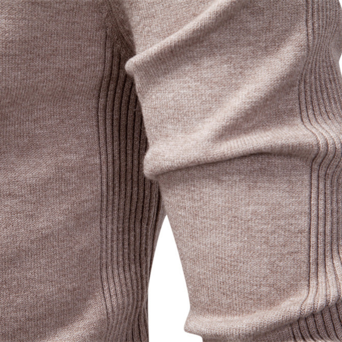 Men’s Solid Mockneck Pullover Sweater