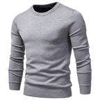 Men’s Casual Solid Crewneck Sweater