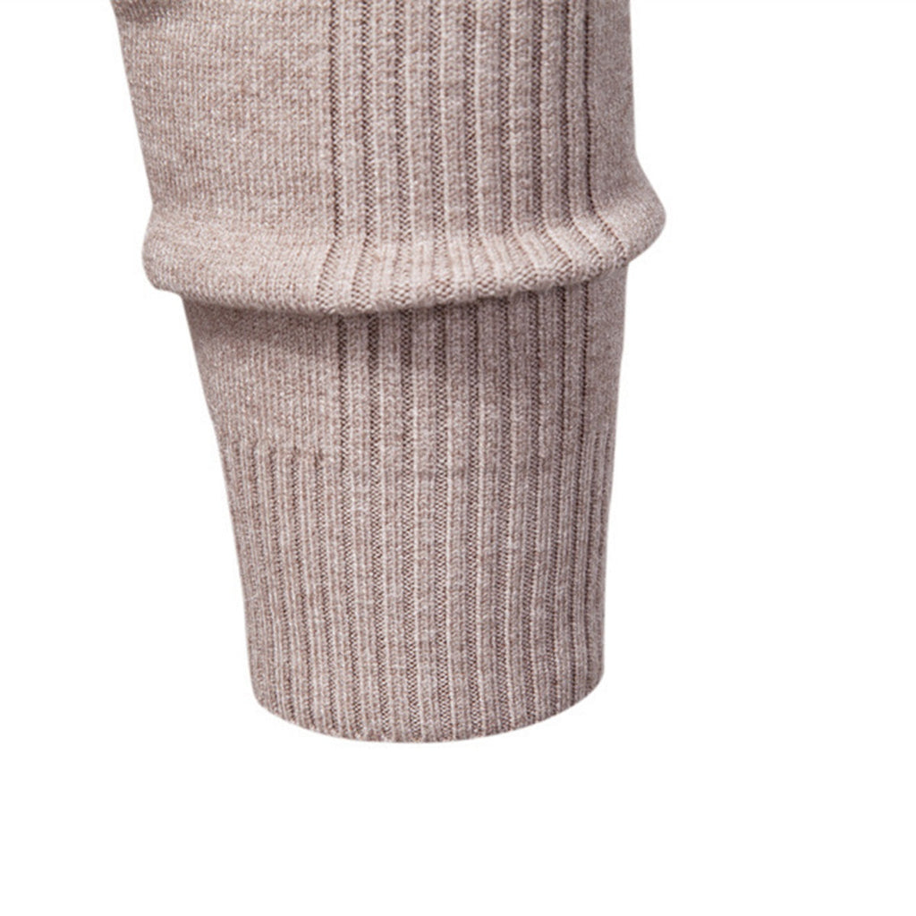 Men’s Solid Mockneck Pullover Sweater