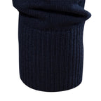 Men’s Striped Mock Neck Pullover Sweater